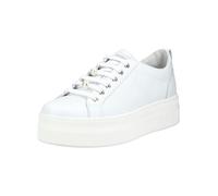 Plateausneaker NERO GIARDINI "Nero Giardini Sneaker Leder", Damen, Gr. 41, weiß, Leder, Schuhe Plateausneaker (65768440-41) weiß