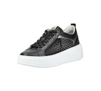 Plateausneaker NERO GIARDINI "Nero Giardini Sneaker Leder/Textil", Damen, Gr. 37, schwarz, Leder, Textil, Schuhe Plateausneaker (73540668-37) schwarz