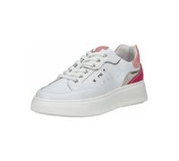 Nero Giardini E513063D Skipper Weiß Sportliche Sneakers für Damen aus Leder mit niedrigem Keilabsatz, Weiß, 37W