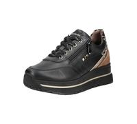 Plateausneaker NERO GIARDINI "Nero Giardini Sneaker Leder/Textil", Damen, Gr. 40, schwarz, Leder, Textil, Schuhe Plateausneaker (77705968-40) schwarz