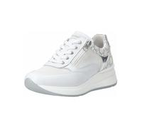 Nero Giardini E512930D Skipper Mesh Chic Weiß Sneakers für Damen aus Leder mit hohem Keilabsatz, Weiß, 40 EU