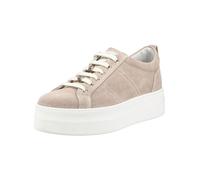 Plateausneaker NERO GIARDINI "Nero Giardini Sneaker Veloursleder", Damen, Gr. 38, beige, Veloursleder, Schuhe Plateausneaker (61069931-38) beige