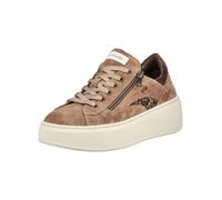 Plateausneaker NERO GIARDINI "Nero Giardini Sneaker Veloursleder", Damen, Gr. 38, braun, Veloursleder, Schuhe Plateausneaker (30567548-38) braun