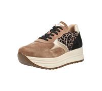 Plateausneaker NERO GIARDINI "Nero Giardini Sneaker Veloursleder/Textil", Damen, Gr. 37, braun, Textil, Veloursleder, Schuhe Plateausneaker (45758637-37) braun