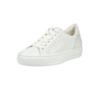 Plateausneaker PAUL GREEN "Paul Green Sneaker Glattleder", Damen, Gr. 40,5, weiß, Glattleder, Schuhe Plateausneaker (69466305-40,5) weiß