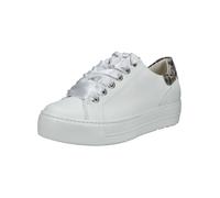 Plateausneaker PAUL GREEN "Paul Green Sneaker Leder", Damen, Gr. 40,5, weiß (weiß kombi), Leder, Schuhe Plateausneaker (32911550-40,5) weiß kombi