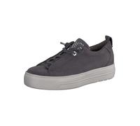 Plateausneaker PAUL GREEN "Paul Green Sneaker Nubukleder", Damen, Gr. 38, grau, Nubukleder, Schuhe Plateausneaker (24536309-38) grau