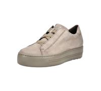 Plateausneaker PAUL GREEN "Paul Green Sneaker Nubukleder", Damen, Gr. 39, beige (taupe), Nubukleder, Schuhe Plateausneaker (90817849-39) taupe