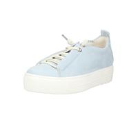 Plateausneaker PAUL GREEN "Paul Green Sneaker Nubukleder", Damen, Gr. 42, Leder, blau, Nubukleder, Schuhe Plateausneaker (94012869-42) blau