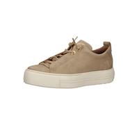 Plateausneaker PAUL GREEN "Paul Green Sneaker Nubukleder", Damen, Gr. 43, beige (hellbraun), Nubukleder, Schuhe Plateausneaker (30344767-43) hellbraun