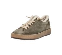Plateausneaker PAUL GREEN "Paul Green Sneaker Veloursleder", Damen, Gr. 42, braun (olive), Veloursleder, Schuhe Plateausneaker (43647360-42) olive