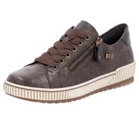 Remonte Damen Low-Top Sneaker D0700, Frauen Halbschuhe,lose Einlage,wasserabweisend,remonteTEX,Laufschuhe,schnürschuhe,schnürer,braun (25),40 EU