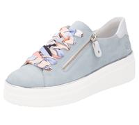 Remonte Damen Low-Top Sneaker D1C06, Frauen Halbschuhe,lose Einlage,Turnschuhe,Laufschuhe,Freizeit,sportlich,straßenschuhe,blau Kombi (12),40 EU