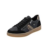 Remonte Damen Low-Top Sneaker D0700, Frauen Halbschuhe,lose Einlage,wasserabweisend,remonteTEX,Freizeit,sportlich,straßenschuhe,schwarz Kombi (03),42 EU