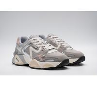 Plateausneaker REPLAY, Damen, Gr. 40, hellgrau kombiniert, Leder, Lederimitat, Textil, kontrastfarbene Details, Schuhe Plateausneaker, Schnürschuh, Halbschuh, Freizeitschuh mit Ugly-Laufsohle (8521861