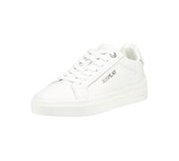 Plateausneaker REPLAY, Damen, Gr. 38, weiß, Leder, unifarben, Schuhe Plateausneaker, Schnürschuh, Halbschuh, Freizeitsneaker mit seitlichem Label (81518207-38) weiß