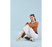 Plateausneaker RIEKER, Damen, Gr. 38, beige (beige, creme), Nubuklederimitat, Schuhe Plateausneaker, Retro-Sneaker, Schnürschuh, Halbschuh mit Teddyfutter (11028921-38) beige, creme