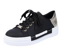 Rieker France/Kasanga/Turin N4931-00 Schwarz 00 Schwarz/ Gold EU 39