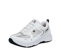 Plateausneaker RIEKER, Herren, Gr. 38, weiß, hellgrau, Lederimitat, Textil, Schuhe Plateausneaker, Schnürschuh, Freizeitsneaker, Halbschuh mit MemoSoft-Innensohle (57931731-38) weiß, hellgrau