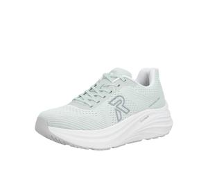 Plateausneaker RIEKER SPORT, Damen, Gr. 39, grün (mint), Textil, unifarben, Schuhe Plateausneaker, Freizeitschuh, Halbschuh, Schnürer mit leichter Laufsohle (73207931-39) mint