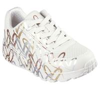 Skechers Damen Plateausneaker UNO Lite Metallic Love Naturfarben Mehrfarbig Gr. 36