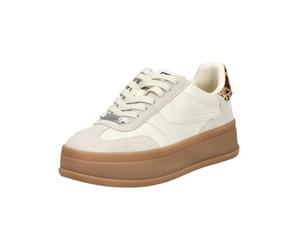 Plateausneaker STEVE MADDEN "STEVE MADDEN Sneaker Leder", Damen, Gr. 39, weiß, Leder, Schuhe Plateausneaker (73818526-39) weiß