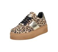 Plateausneaker STEVE MADDEN "STEVE MADDEN Sneaker Lederimitat", Damen, Gr. 41, braun (leopard), Lederimitat, Schuhe (23384258-41) leopard