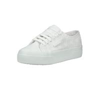 Plateausneaker SUPERGA "Superga Sneaker Baumwolle", Damen, Gr. 40, weiß (weiß, weiß), Textil, Schuhe Plateausneaker (21089867-40) weiß, weiß