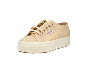 Plateausneaker SUPERGA "Superga Sneaker Textil", Damen, Gr. 36, beige, Textil, Schuhe Plateausneaker (92626867-36) beige