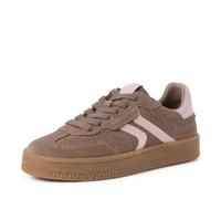 Tamaris Sneaker Veloursleder Braun/Rosa - 39