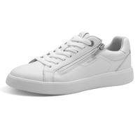 Tamaris Sneaker 1-23709-44 100 Damen Low Top Frauen Leder M2370944 Weiss, Schuhgröße:39 EU