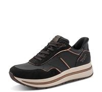 Tamaris Damen Sneaker Textil | 1-23766-46 - Schnürung, herausnehmbares Fußbett, STEP IN, flache Sohle