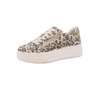 Plateausneaker TAMARIS "Tamaris Sneaker Leder/Textil", Damen, Gr. 38, leopard, Leder, Textil, Schuhe Plateausneaker (85365214-38) leopard