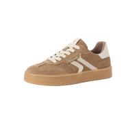 Tamaris Damen Sneaker Low Leder, beige, 40 EU