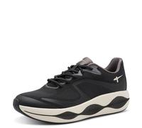 Plateausneaker TAMARIS "VITALA", Damen, Gr. 38, schwarz (schwarz, kombiniert), Synthetik, Textil, Schuhe Plateausneaker, Plateau, Freizeitschuh, Schlupfschuh mit Ortholite-Ausstattung (91064063-38) sc