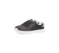 Tommy Hilfiger Damen Cupsole Sneaker Casual aus Leder, Schwarz (Black), 37