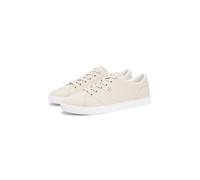 Plateausneaker TOMMY HILFIGER "TH LOW PROFILE VULC CANVAS", Herren, Gr. 37, beige, Baumwolle, unifarben, Basic, Schuhe Plateausneaker, Halbschuh, Schnürer, Freizeitschuh mit gepolstertem Schaftrand (8