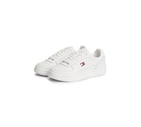 Plateausneaker TOMMY JEANS "ARCHIVE '98 RETRO", Damen, Gr. 41, ecru, Leder, Lederimitat, Schuhe Plateausneaker, Freizeitschuh, Halbschuh, Schnürschuh im angesagten Basket-Look (31977516-41) ecru