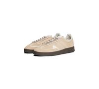 Plateausneaker TOMMY JEANS "THE GREENWICH EDGE", Damen, Gr. 38, beige, Veloursleder, Schuhe Plateausneaker, Freizeitschuh, Halbschuh, Schnürer mit Kontrast-Details (71789737-38) beige