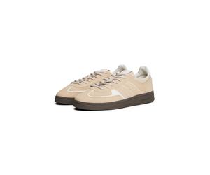 Plateausneaker TOMMY JEANS "THE GREENWICH EDGE", Damen, Gr. 39, beige, Veloursleder, Schuhe Plateausneaker, Freizeitschuh, Halbschuh, Schnürer mit Kontrast-Details (71789737-39) beige