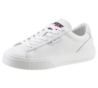 Tommy Jeans Damen Cupsole Sneaker Schuhe, Weiß (Ecru), 36