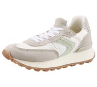 Plateausneaker VERBENAS "CLODETTE TESSALI", Damen, Gr. 40, ivory kombiniert, Leder, Lederimitat, Textil, kontrastfarbene Details, Schuhe Plateausneaker, Freizeitsneaker, Schnürschuh, Halbschuh mit Pro