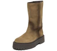 Plateaustiefel STEVE MADDEN "STEVE MADDEN Stiefel Veloursleder", Damen, Gr. 38, braun (taupe), Veloursleder, Schuhe (35706758-38) taupe