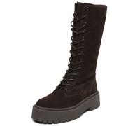 Plateaustiefel STEVE MADDEN "STEVE MADDEN Stiefel Veloursleder", Damen, Gr. 39, braun (chocolate), Veloursleder, Schuhe (55671042-39) chocolate