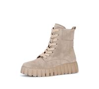 Plateaustiefelette GABOR "Plateau Stiefelette", Damen, Gr. 41, beige, Schuhe (94021867-41) beige