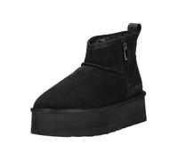Plateaustiefelette REPLAY "Replay Stiefelette Lederimitat", Damen, Gr. 39, schwarz, Lederimitat, Schuhe (86817866-39) schwarz
