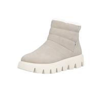 Plateaustiefelette RIEKER "Rieker Stiefelette Glattleder", Damen, Gr. 40, beige (ginger), Glattleder, Schuhe (10073745-40) ginger