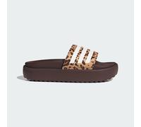 Platform adilette Shadow Brown / Cloud White / Magic Beige 42