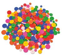 PLAYBOX Holzknöpfe, 200 Stück