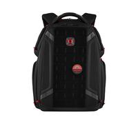 PlayerOne Gaming-Laptop-Rucksack 17,3" mit Tablet-Fach, USB-Anschluss, anti-Diebstahl, schwarz